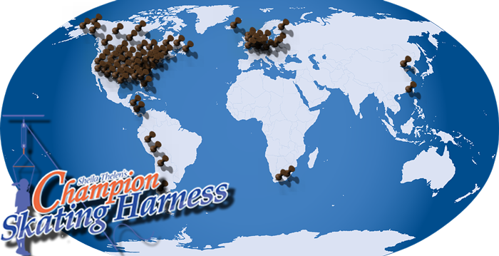 Champion Skating Harnesses sales across the World Champion Skating Harnesses sales across the World